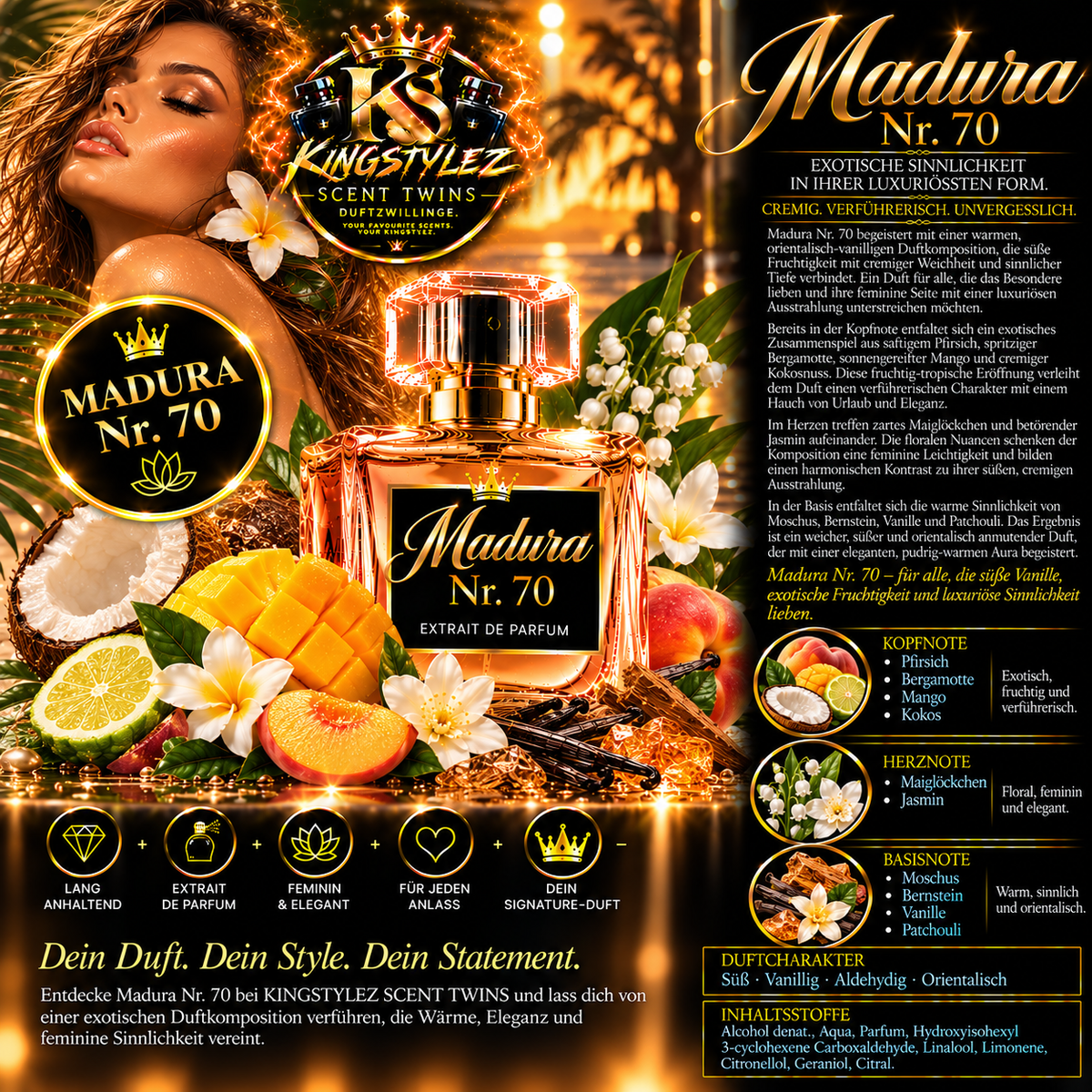 Madura Nr. 70 - Extrait de Parfum