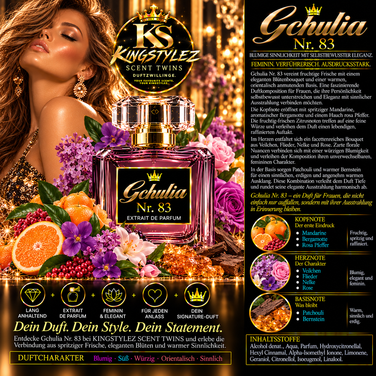 Gchulia Nr. 83 - Extrait de Parfum