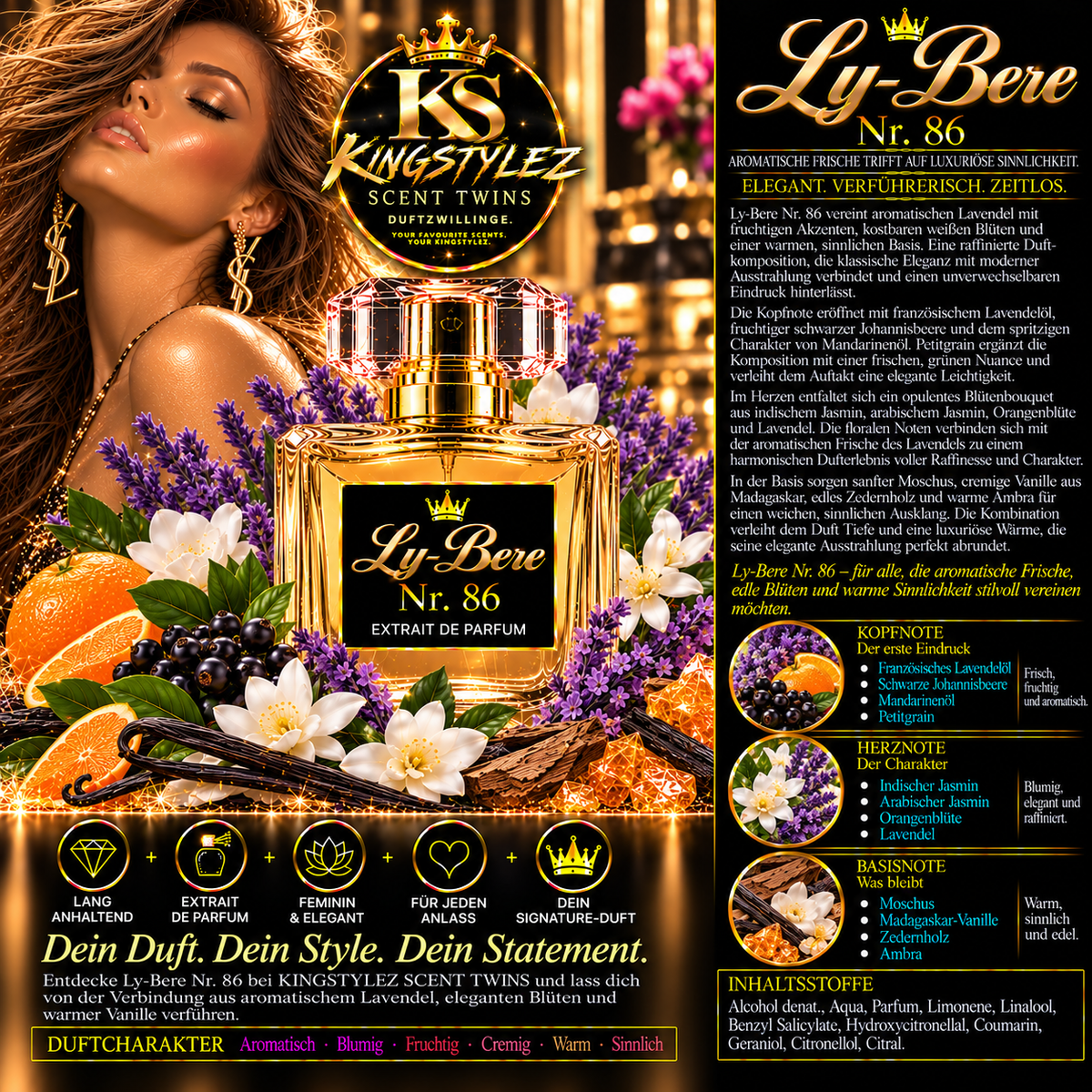 Ly-Bere Nr. 86 - Extrait de Parfum