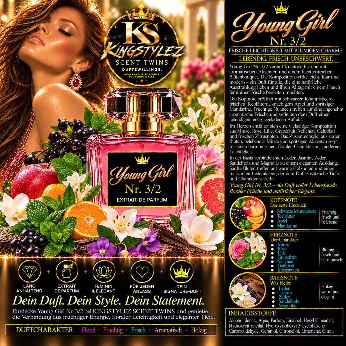 Young Girl Nr. 3/2 - Extrait de Parfum