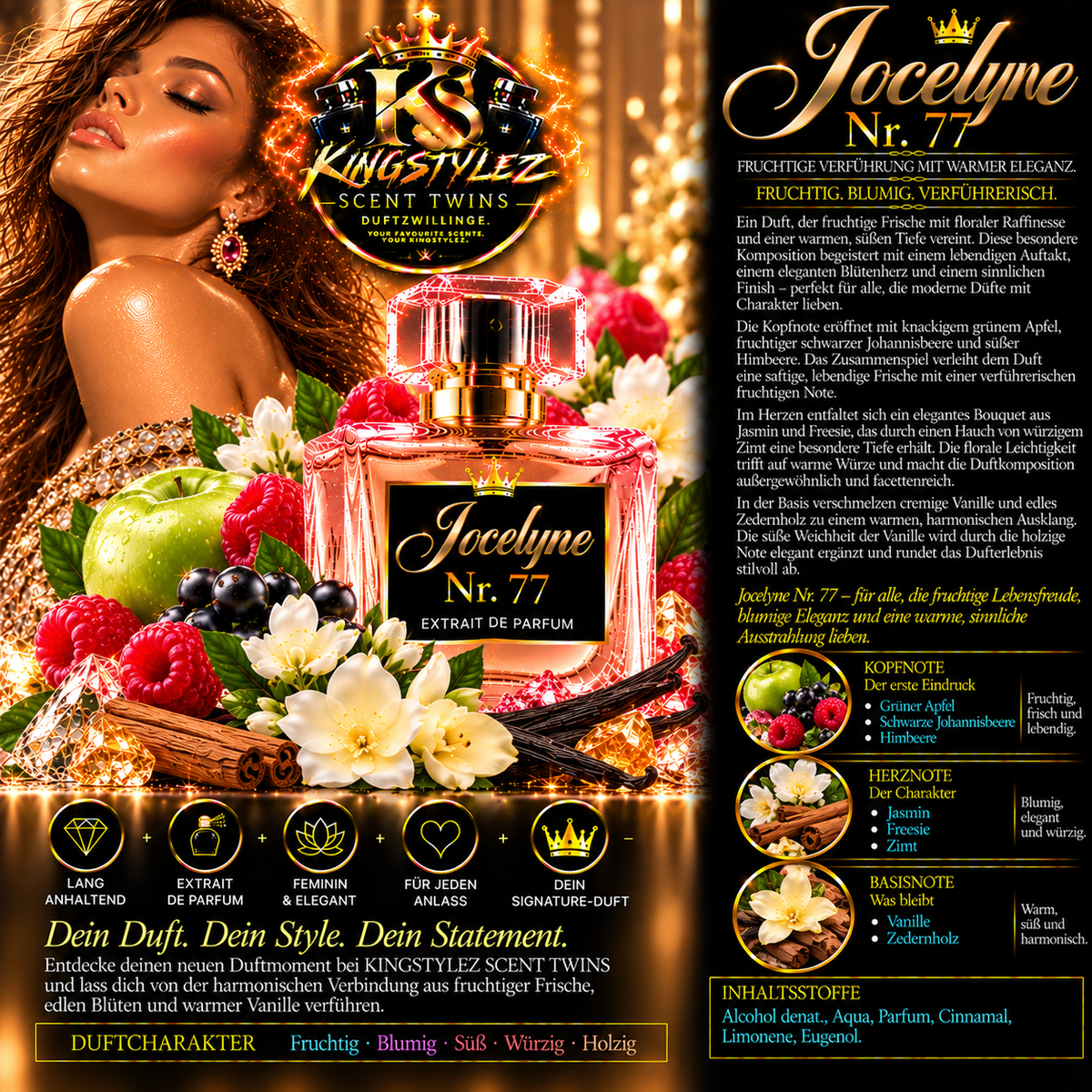 Jocelyne Nr. 77 - Extrait de Parfum