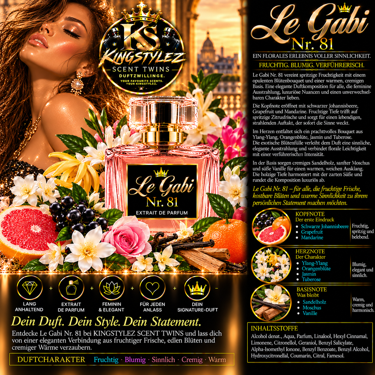 Le Gabi Nr. 81 - Extrait de Parfum