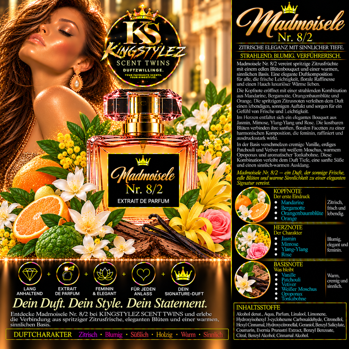 Madmoisele Nr. 8/2 - Extrait de Parfum