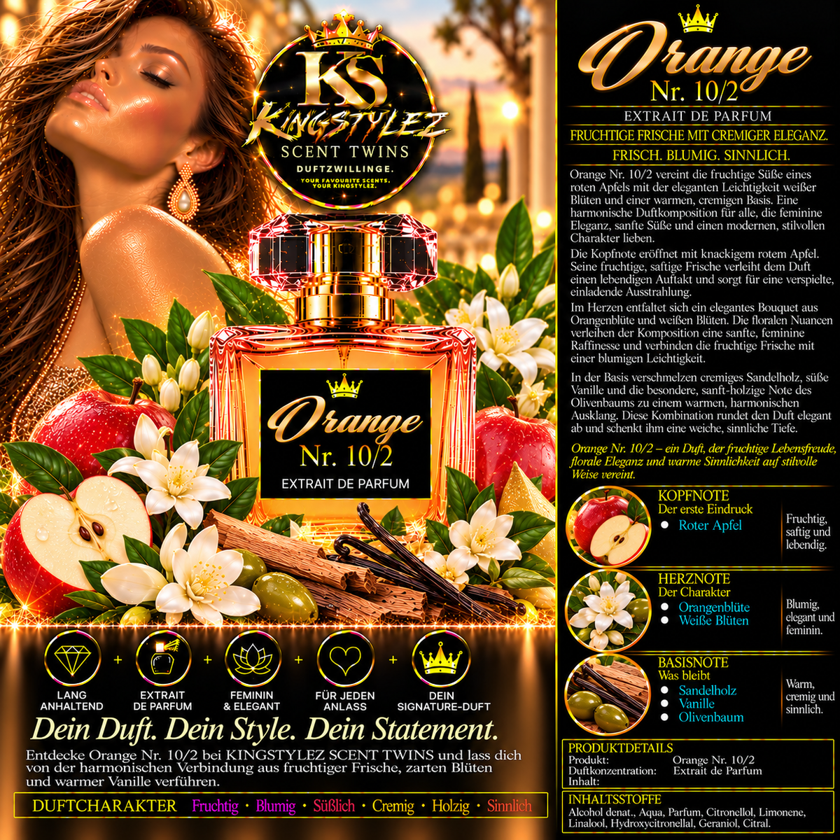 Orange Nr. 10/2 - Extrait de Parfum