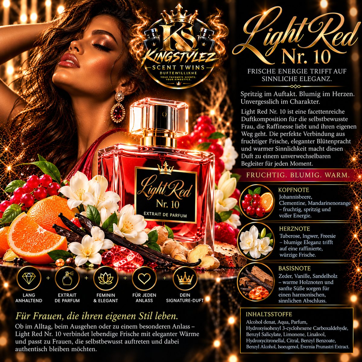 Light Red Nr. 10 - Extrait de Parfum