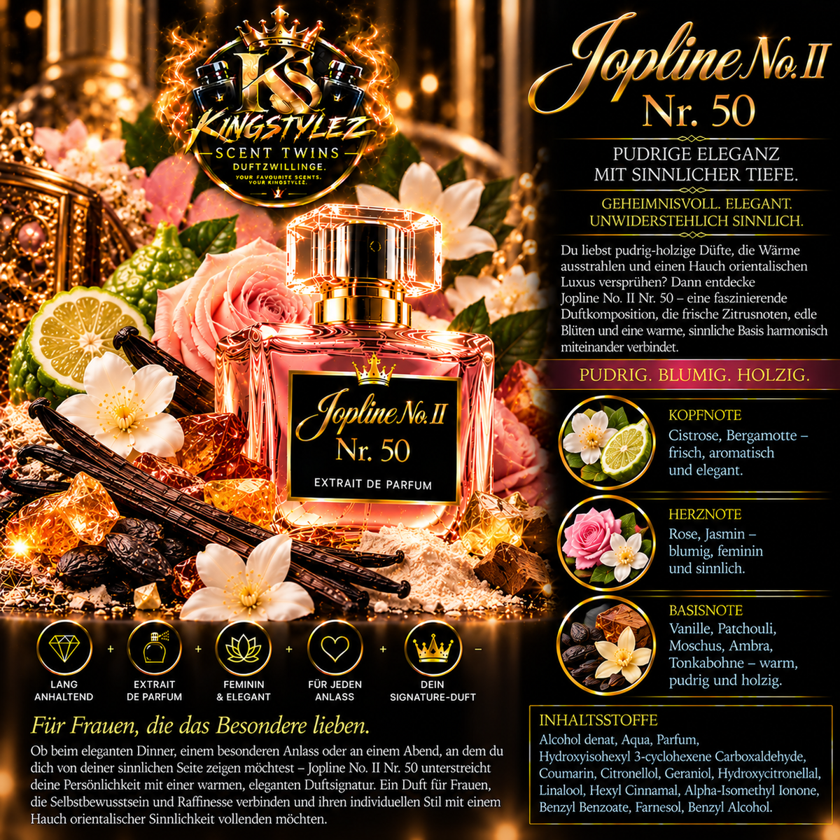 Jopline No. II Nr. 50 - Extrait de Parfum